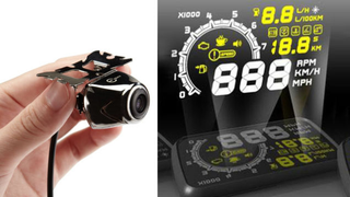 Illustration for article titled Free Filter With Oil Purchase, HUD, Back-Up Camera, Fancy Tire Gauge